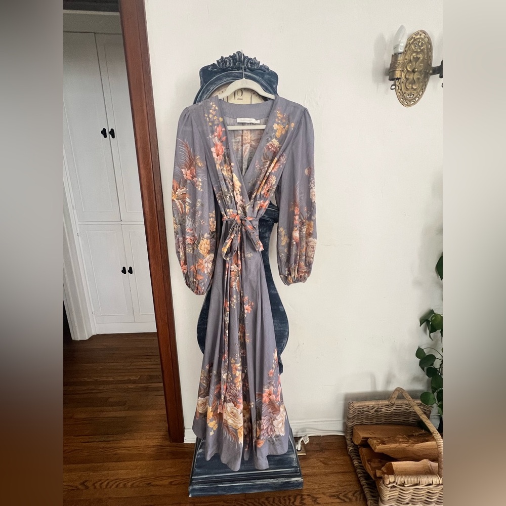 Zimmerman Tallow wrap dress